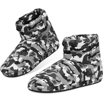 Dívčí zimní obuv Pantofle DUNLOP pro muže, teplé pantofle pro muže s paměťovou pěnou a pevnou podrážkou (41 EU, šedá