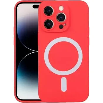 MagSilicone Case iPhone 16 Pro Max Red