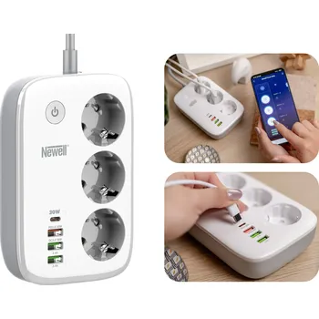 LED páska Newell Power Office Power Strip Wifi PD 30W NL4793