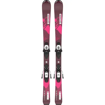 Sjezdové lyže Dětské Lyže SALOMON SKI SET L LUX JR M + L6 GW J2 80 BOR 130 889645996554 L41536200 – Vínová 130
