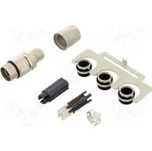 Zástrčka M12 PIN 8 vidlice kód X-ProfiNET na kabel IP65/IP67