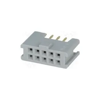 Elektrická zásuvka Zásuvka IDC zásuvka PIN 10 přímý THT zlacený 3A 2,54mm