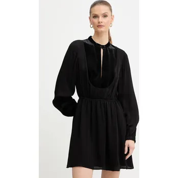 Dámské šaty Šaty Armani Exchange černá barva, mini, XW001036 AF16121 XW001036.AF16121 99X, vel. 38