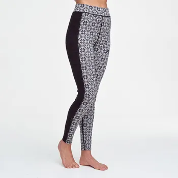 Dámské legíny Dámské Termo legíny KARI TRAA ROSE HIGH WAIST PANT 622873 BLACK – Černá XS