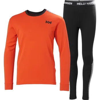 Dětské termoprádlo Dětský Set termoprádla HELLY HANSEN JR HH LIFA ACTIVE SET 48647_147 – Oranžová 176
