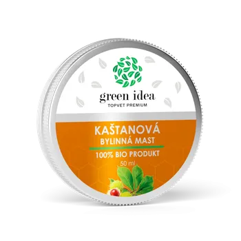 Tělový krém GREEN IDEA Kaštanová bylinná mast 50 ml