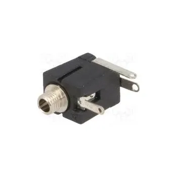 Elektrická zásuvka Zásuvka Jack 2,5mm zásuvka mono s vypínačem THT,pájení