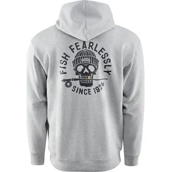 Rybářské oblečení Mikina Grundéns DeadStick Hoodie Athletic Heather Velikost L