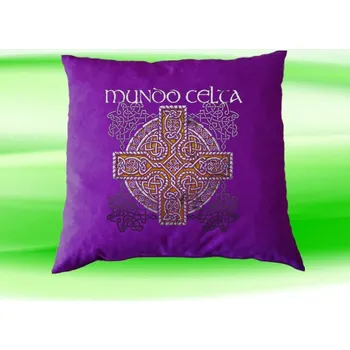 Dekorativní polštářek Polštářek MUNDO CELTA fialový (polštář 35x35 cm )