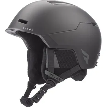 RELAX lyžařská helma OPTIV černá matná Velikost: L