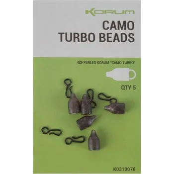 Korum klip Camo Turbo Beads 5 ks (K0310076)