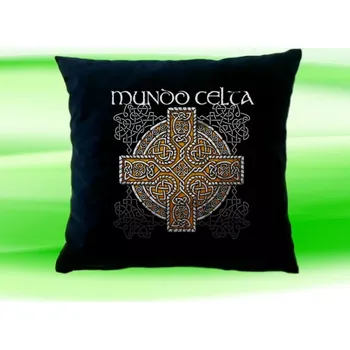 Dekorativní polštářek Polštářek MUNDO CELTA černý (polštář 35x35 cm )