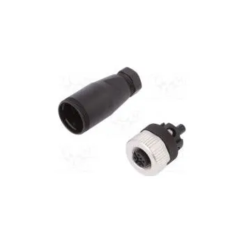 Elektrická zásuvka Zástrčka M12 PIN 5 zásuvka kód A-DeviceNet / CANopen IP67