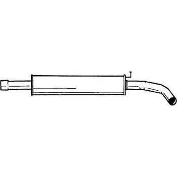 Tlumič výfuku QWP Střední tlumič výfuku QWP WEX8600