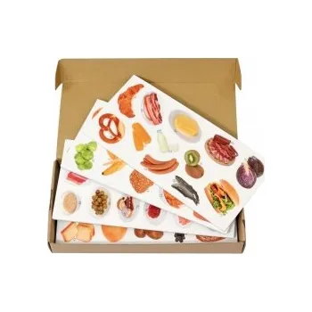 Potravinová pyramida - Magnetické obrázky potravin, 45 ks