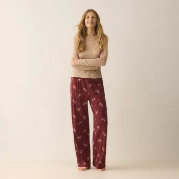 Reserved - Pyžamové kalhoty - červená - 973HD-33X - 973HD-33X-M