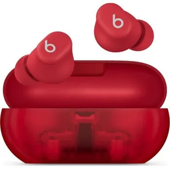 Sluchátka Beats Solo Buds True Wireless In-Ear Transparent Red (MUW03ZM/A)