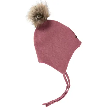 Kojenecká čepice Minymo - Čepice na zavazování - Mesa Rosa - poslední velikost 56/62 (vystavený kus)