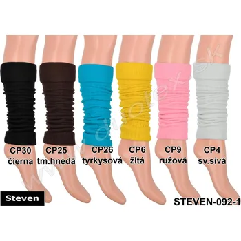 Dámské ponožky STEVEN Lýtkové návleky Steven-092-1 Barva: CP25-tm.hnedá, Velikost: uni