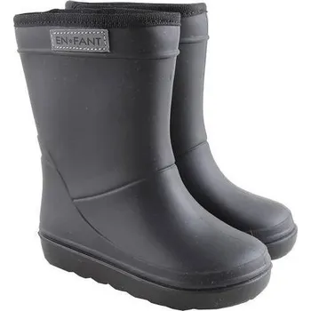 Chlapecké tenisky EnFant - Zateplené dětské holínky - Black Velikost: 23