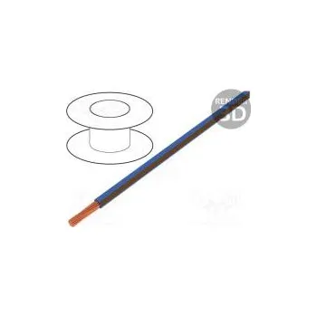 elektrický kabel Vodič LgY lanko Cu 0,75mm2 modro-hnědá PVC 300/500V 100m