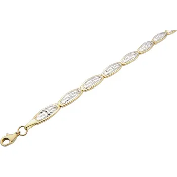 Šperk Zlatý 585/1000 náramek vícebarevný 1659