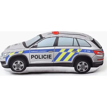Polštář Bytový Textil Škodák a.s. Polštář dětský dekorační 3D, policie, 50x20x20 cm