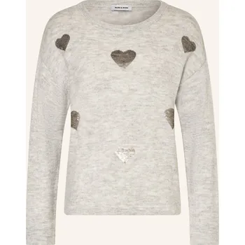 Dámský svetr More & More Dámský Svetr S Flitry, světle šedá, 44