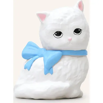 Váza Fluid Market Váza Cat, bílá / růžová / tmavě modrá