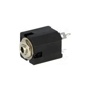 Elektrická zásuvka Zásuvka Jack 3,5mm zásuvka mono přímý do panelu THT