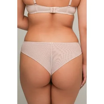 Kalhotky Brazilky Ava Lingerie 2202/B Béžová XL