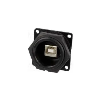 Elektrická zásuvka Zásuvka adaptér USB A zásuvka-zezadu,USB B zásuvka-zepředu