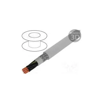 elektrický kabel Vodič Pro-Met 12G0,75mm2 PVC tmavě šedá 300/500V 100m