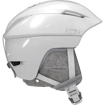 Dámská Helma SALOMON HELMET ICON2 C. AIR WHITE GLOSSY PREM L40837100 – Bílá 53-56