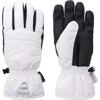Rukavice Dámské Rukavice ELBRUS ASTIA WO'S M000265508 – Bílá L/XL