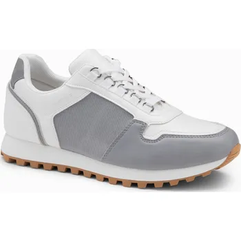 Pánské tenisky Ombre OM-FOSL-0144 bílé/šedé 41