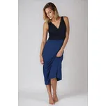 Dlouhá noční košilka Panay modrá L - Dárková krabička