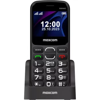 Mobilní telefon Mobilní telefon pro seniory MaxCom MM443 4G černý