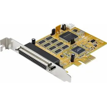 StarTech.com 8-Port PCI Express RS232 Serial Adapter Card, PCIe RS232 Serial Card, 16C1050 UART, Multiport Serial DB9 Controller/Expansion Card, 15kV ESD Protection, Windows & Linux - Up to 921.6 Kbps
