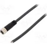 Připojovací kabel M8 PIN 4 přímý 3m zástrčka 30VAC 4A PUR