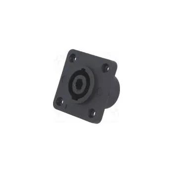 Elektrická zásuvka Zásuvka reproduktorový vidlice s límcem,široké PIN 4