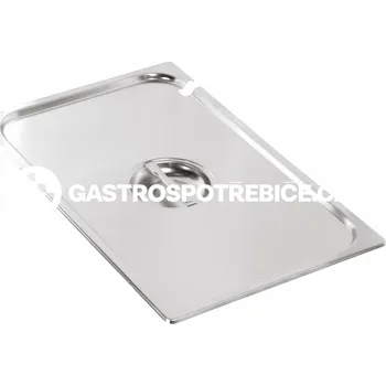 Gastronorm Víko GN 1/4 nerezové s výsekem pro naběračku