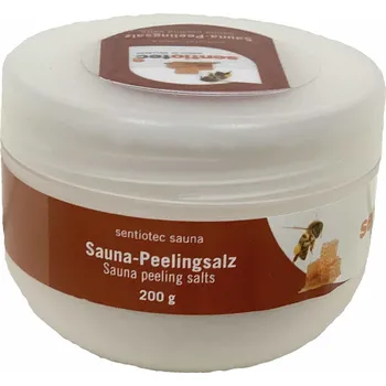 Tělový peeling sentiotec Peelingová sůl do sauny med 200 g