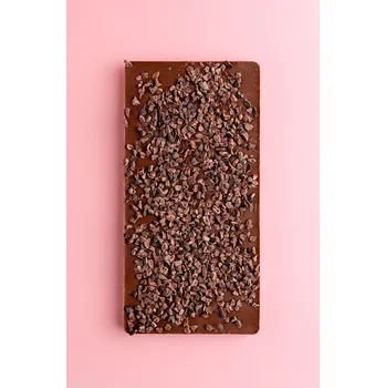 Čokoláda Pro tvůj sladší den - mléčná čokoláda s kakaovými boby