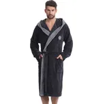 Pánský dlouhý župan L&L George grafit L Šedá