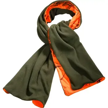 Šála Parforce oboustraná šála zelená/oranžová