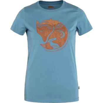 Dámské tričko tričko dámské FJÄLLRÄVEN Arctic Fox Print T-shirt W Dawn Blue - XL