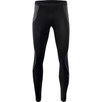 Dámské legíny Pánské Termo legíny HI-TEC BURAZ BOTTOM 91741-BLK/GR – Černá XL/XXL