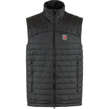 Pánská vesta vesta pánská FJÄLLRÄVEN Expedition X-Lätt Vest M Black - XS