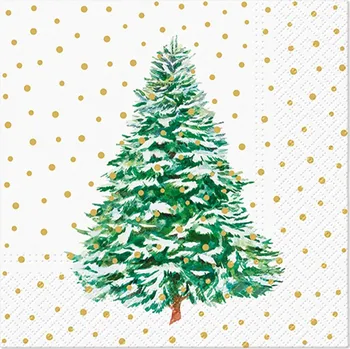 Papírový ubrousek PAW2 Papírové ubrousky PAW 33 cm x 33 cm Frosted Forest Charm 20 ks